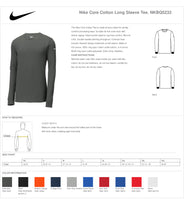 Girls Tennis Nike Long Sleeve Shirt
