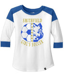 Girls Soccer 3/4 Raglan Sleeve Shirt