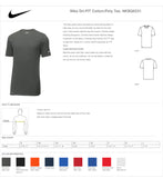 Girls Tennis Nike Short Sleeve Dri Fit Shirt